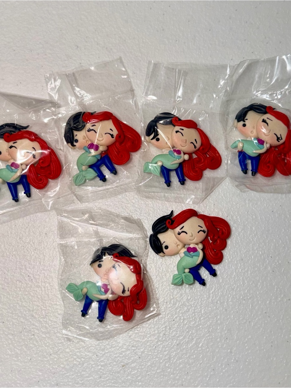 Disney inspired The Little Mermaid clays